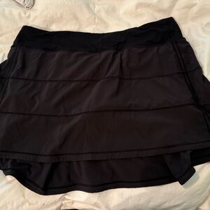 Black lululemon skort 12 tall